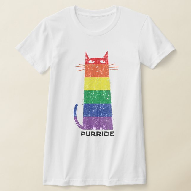 Purride Shirt LGBT Funny Gay Pride Cat Sprichwort  (Ablage )