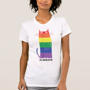 Purride Shirt LGBT Funny Gay Pride Cat Sprichwort 