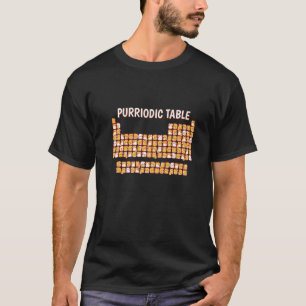 PURRIODIC TABLE Niedlich Cat Periodic Table Pub Me T-Shirt