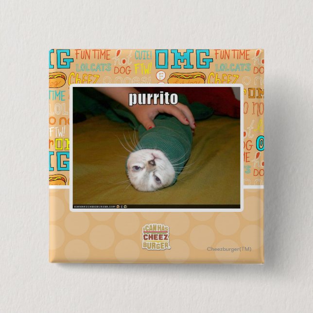 Purrito Button (Vorderseite)