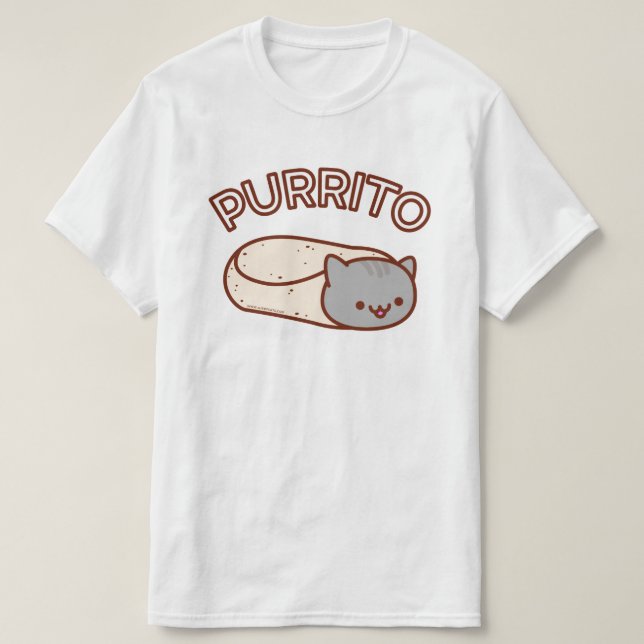 PURRITO Cat Burrito T - SHIRT (Design vorne)