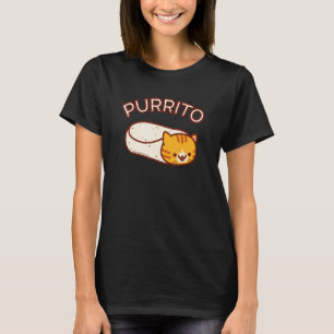 Purrito die Katze Burrito Orange Tabby T-Shirt