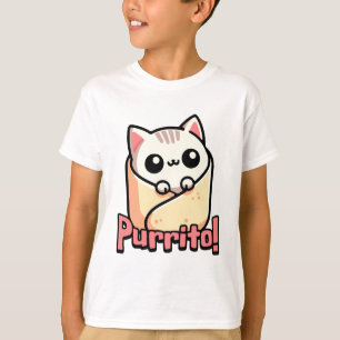 Purrito! Niedlich Burrito Cat Pun T-Shirt