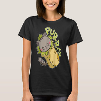 Purrito to lustige Cat pun burrito taco T-Shirt