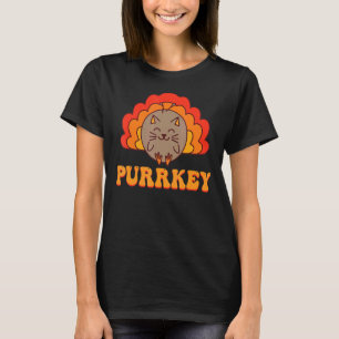 Purrkey Turkey Cat Puppe Erntedank Katze 1 T-Shirt