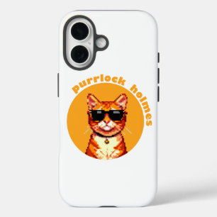 Purrlock Holmes Cat iPhonecase iPhone 16 Hülle