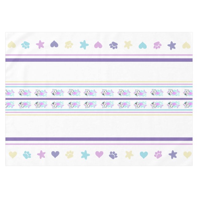 Purrmaid Tischdecke (Vorderseite (Horizontal))