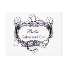 purrot-weiß Chic Business Danke Karten