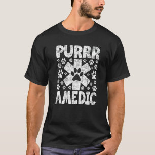 Purrramedic Katzenpfoten Tierarzt Tierarzthelferi T-Shirt