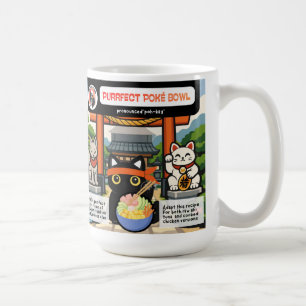 PURRRRFECT POKE BOWL- RUßKATZE Art Muse Rezept Kaffeetasse