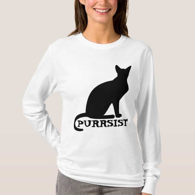 PURRSIST Cat T - Shirt (Vorderseite)