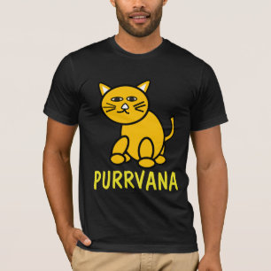 Purrvana Katzenfische T - Shirt, METAL T-Shirts