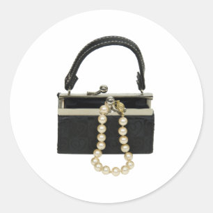 PursePerlen052409 Runder Aufkleber