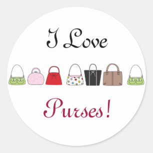 Purses - I Liebe Purses! Aufkleber