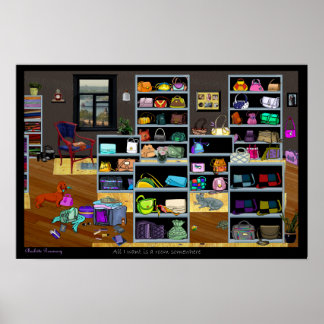 Purses Room 22,5 X 15 Poster