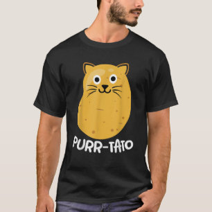 Purtato lustige Katzenkatzenkatzenliebhaber purrta T-Shirt