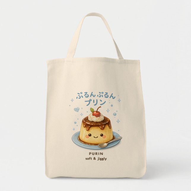 Purun Purin japanischer süßer Pudding  Tragetasche (Vorne)