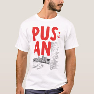 Pusan Südkorea Stadtansicht  T-Shirt