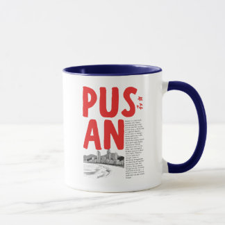 Pusan Südkorea-Stadtbild Tasse
