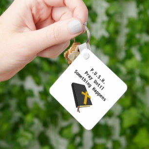 PUSH Gebet-Inspiration Schlüsselanhänger