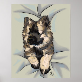 Push Herbst Regen Poster