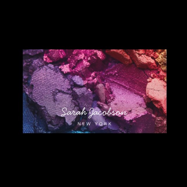 Push Luxury Cosmetics Cosmetologist Eyeshadow Visitenkarte (Von Creator hochgeladen)