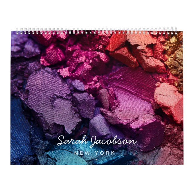 Push Luxus Kosmetik Kosmetologe Lidschatten Kalender (Titelbild)
