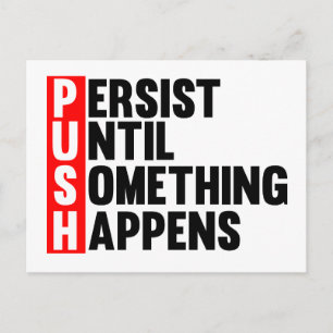 PUSH POSTKARTE