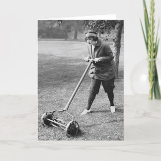 Push Reel Mower, 1910er Karte