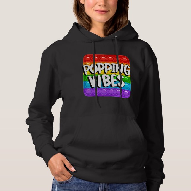 Push Vibes Cool Game Board Fidget Pop It Hoodie (Vorderseite)