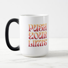 Push Your Limit – Motivierende Groovy Kaffeetasse