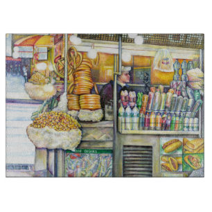 Pushcart-Paradies Schneidebrett