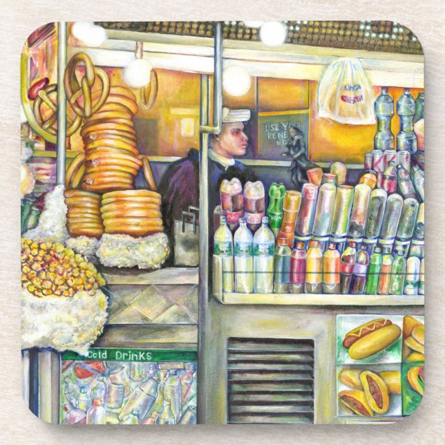 Pushcart Paradies Untersetzer (Vorderseite)