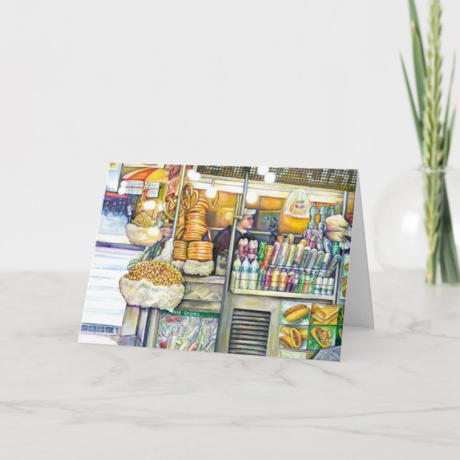 Pushcart Paradise Grußkarte Karte (Vorderseite)