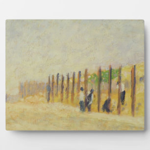 Pushing in the Poles, c.1882 (Öl auf Leinwand) Fotoplatte