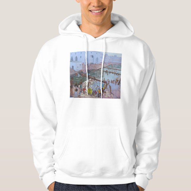 Pushkar ghats Rajasthan Hoodie (Vorderseite)