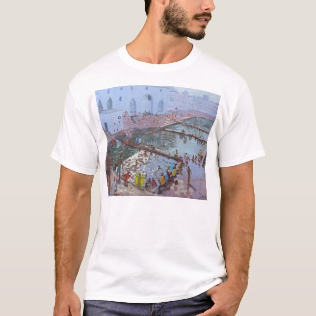 Pushkar ghats Rajasthan T-Shirt (Vorderseite)