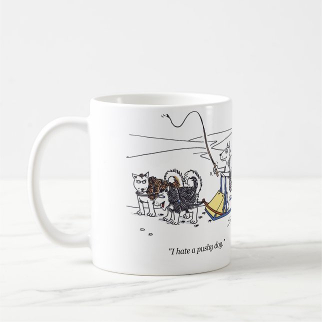 Pushy Hund Tasse (Links)
