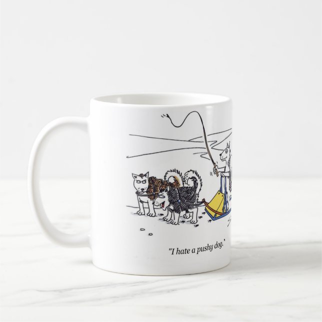 Pushy Hund Tasse (Links)