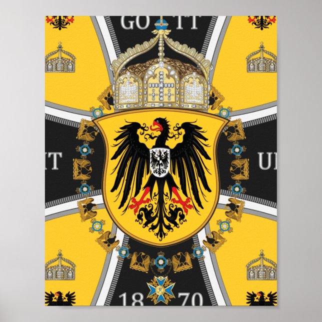 Pussia Keiser Flag Poster (Vorne)