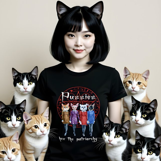 Pussies Hex The Patriarchy T-Shirt (Von Creator hochgeladen)