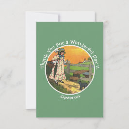 Pussy-Cat, wo bist du gewesen? Geburtstagsfeier Dankeskarte