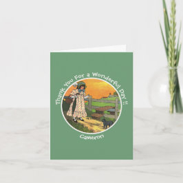 Pussy-Cat, wo bist du gewesen? Geburtstagsfeier Dankeskarte