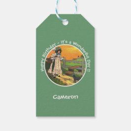 Pussy-Cat, wo bist du gewesen? Geburtstagsfeier Geschenkanhänger