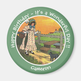 Pussy-Cat, wo bist du gewesen? Geburtstagsfeier Magnet