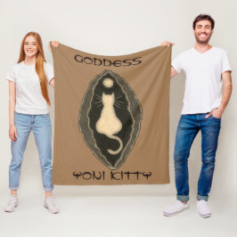 Pussy Kat Goddess Yoni Fleecedecke