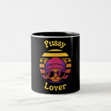Pussy-Liebhaber Retro-Design Kaffeemugs