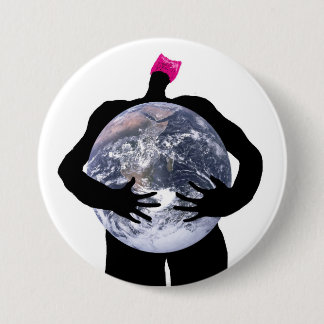 Pussyhats Sorgfalt über die Umwelt Button