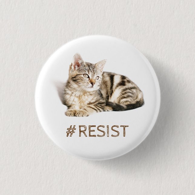 Pussyzupacken zurück - #resist button (Vorderseite)