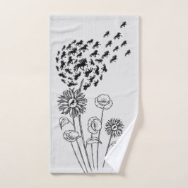 Pusteblume mit Töltern Handtuch